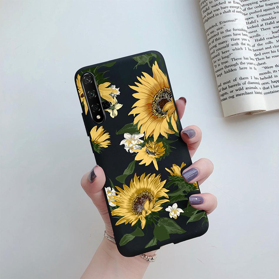 Чехол для Honor 20 Мультяшки Сердце Любви ТПУ Funda Для Huawei Honor 20 Pro Lite YAL-L21 YAL-L41 20S MAR-LX1H Задняя Крышка Чехол для Телефона
