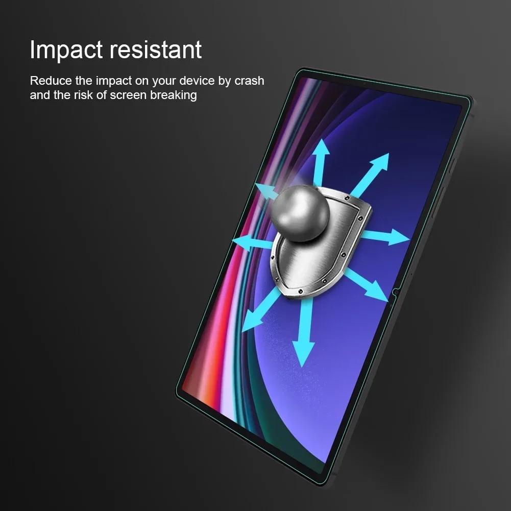 Tempered Glass For Samsung Galaxy Tab S7 FE S8 S9 Plus 12.4 X810 X800 X806 T970 T976B T730 T736B Screen Protector Tablet Film