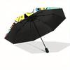 1pc SpongeBob SquarePants Adventure Pattern Automatic Umbrella is Fashionable and Good-Looking,  Suitable for Travel and Daily UseZ089