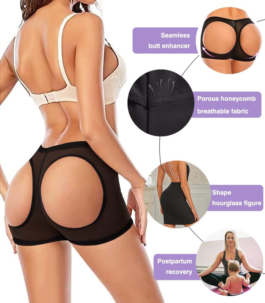 Женские трусики для подтяжки ягодиц, бесшовное корректирующее белье для подтяжки живота, корректирующее белье для коррекции фигуры, нижнее белье