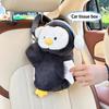 Автомобильная коробка для салфеток мультяшная автомобильная коробка для салфеток плюшевая кукла подвесная картонная коробка милый пингвин автомобильный пакет для салфеток
