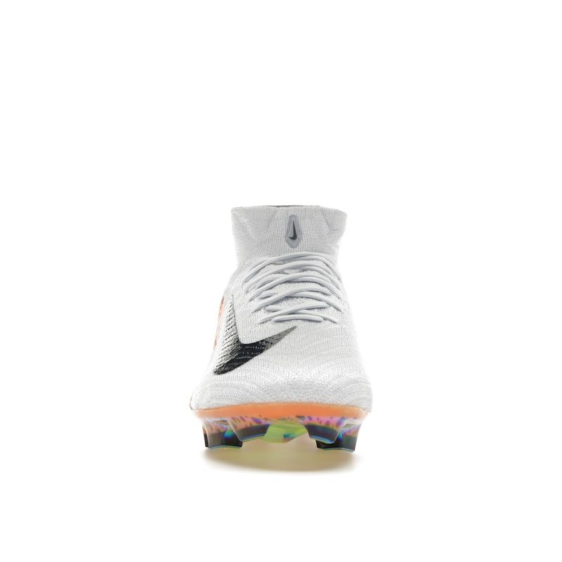 Nike Кроссовки мужские Zoom Mercurial Superfly 10 Elite FG Electric Pack белые многоцветные FQ8311-900