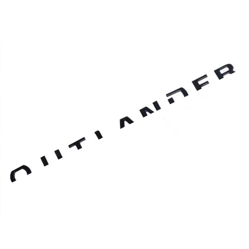 3D буквы, эмблема на капоте, логотип, автомобильные наклейки, Стайлинг, автомобильные аксессуары, надпись для Mitsubishi Outlander, ABS Chrome