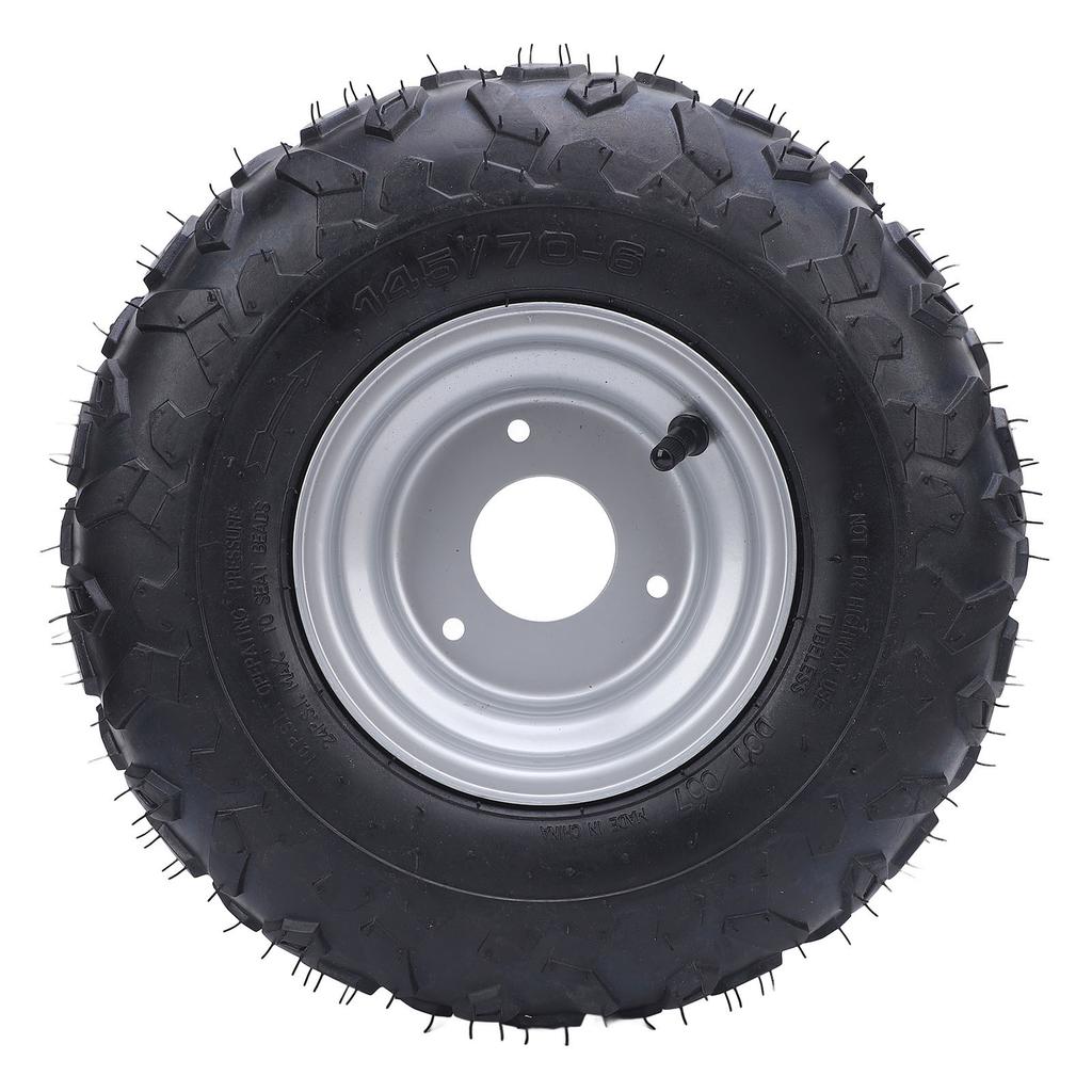 145706 145x706 Tire 6 Inch Wheels Rim Tire 3 Bolts Go Kart Tyre for ATV UTV Quad Off Road Golf