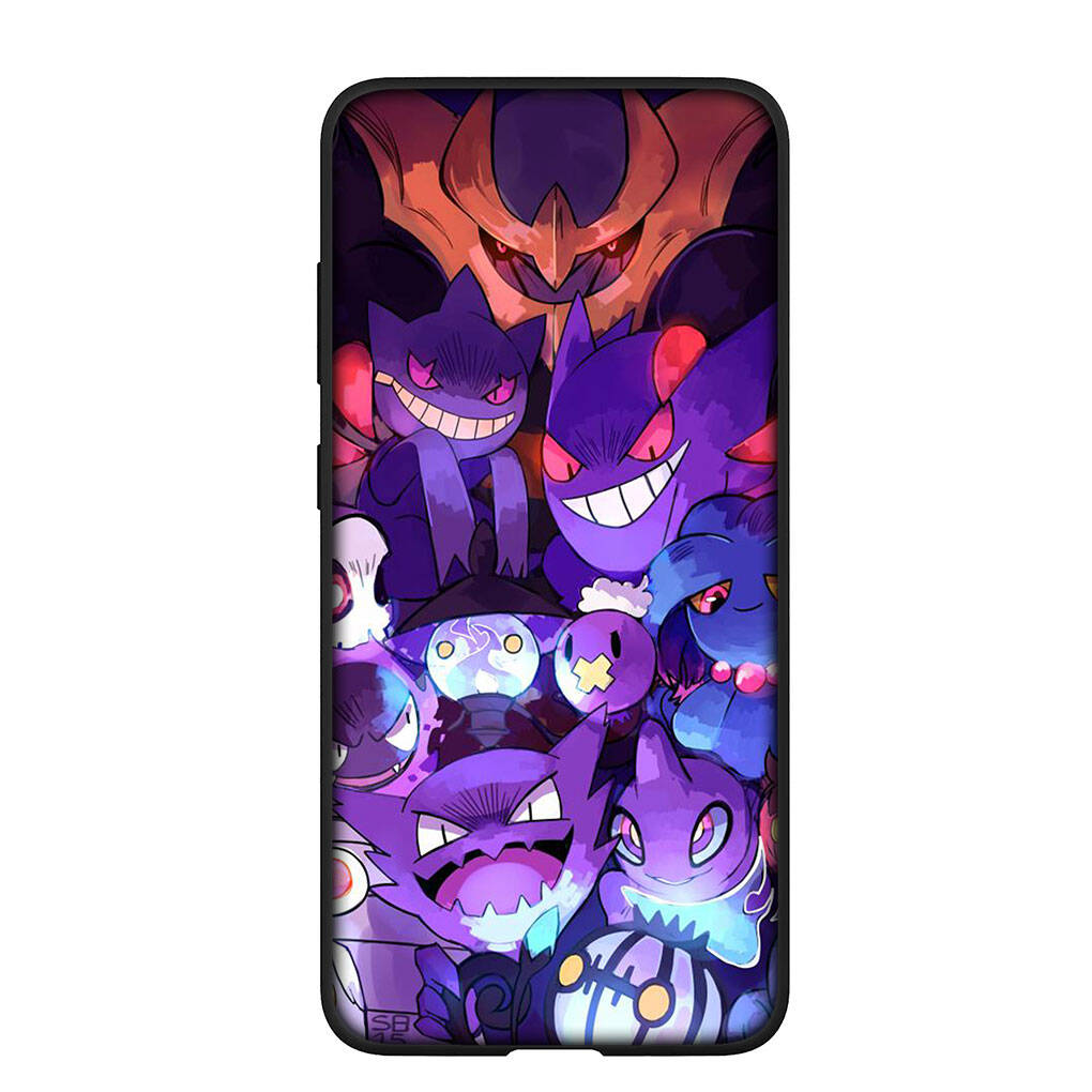 Чехол для телефона для iPhone 17 16 15 Plus Xiaomi Poco F8 F7 X7 X6 M8 C85 C75 Redmi Note 14 12 11 13 Pro Max A4 14C 13C 15C Пикачу GO Генгар Покемон Обложка