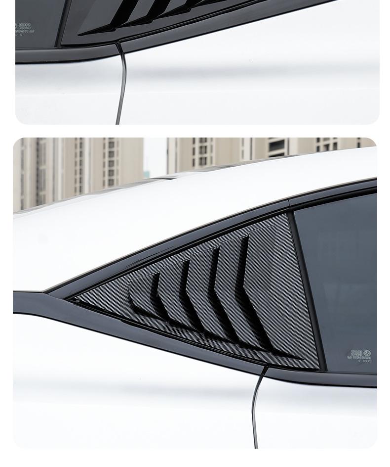 Deep Blue SL03 Rear Window Triangular Louver Decoration - Exterior Accessories for Cars
