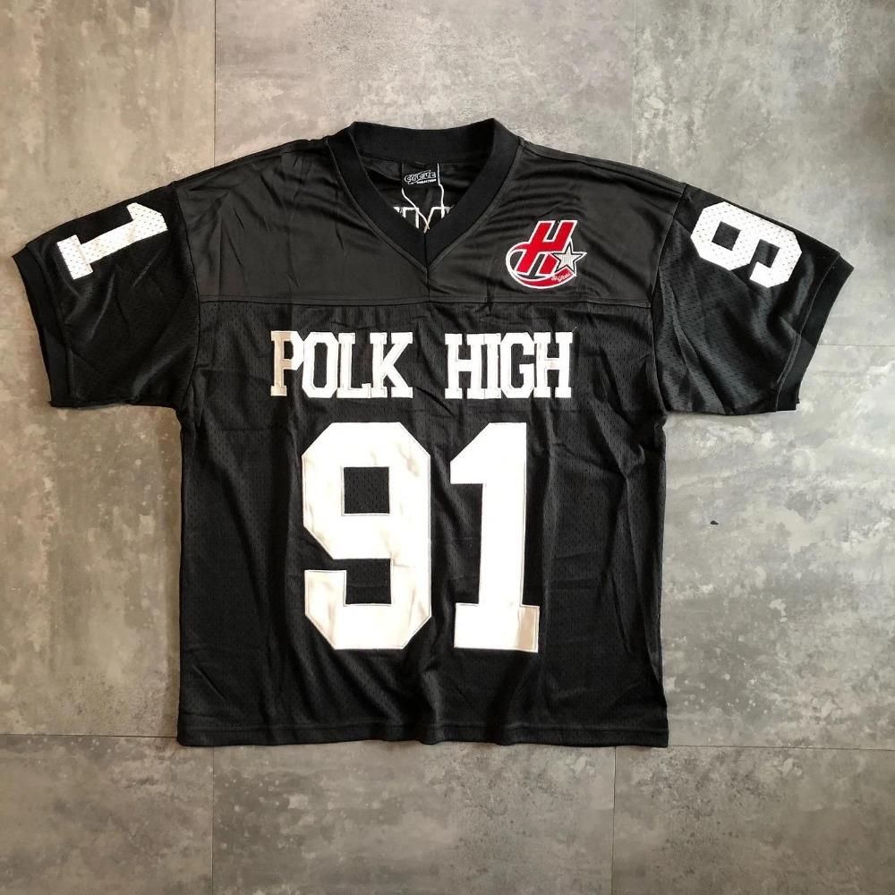 RogueWave Streetwear Джерси Одежда Y2K Мужская Хип-хоп Графика с Буквами Оверсайз Футболка Панк-рок Дышащие Топы с V-образным вырезом и коротким рукавом