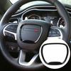 Steering Wheel Trim Ring Cover Decal Sticker for Dodge Challenger 2015+ Black
