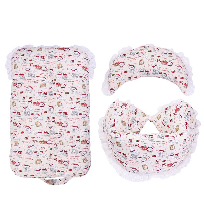 Уютный хлопковый набор для питомца: Толстая теплая подстилка, подушка и бортик для маленьких собак и кошек