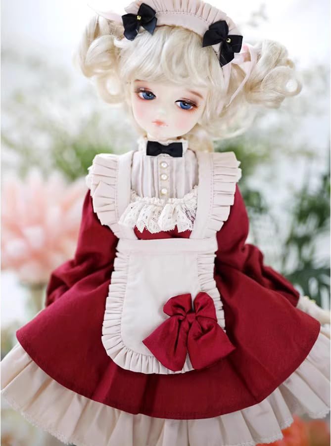 HAMRETHYPPZ BJD Кукла на шаровых шарнирах Кукла Горничная Милая Горничная Принцесса Милый Милый Аксессуар для Головы и Тело Не 1/4 1/6 1/3 Платье, Костюм, Наряд, Юбка, Юбка,