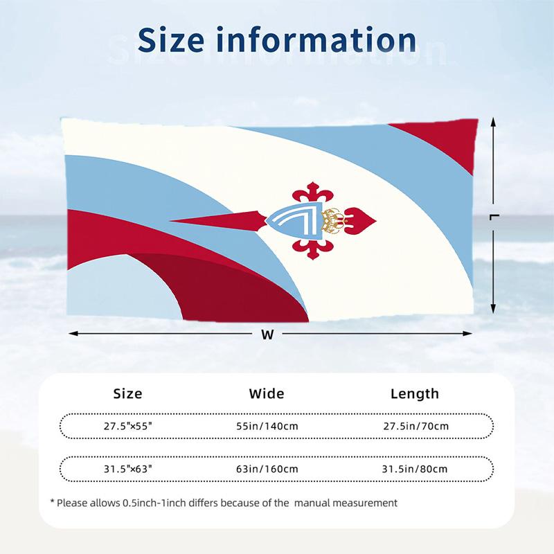 Celta Vigo FC print Quick Dry Beach Towel Microfiber Absorbent Portable Travel Swimming Towel