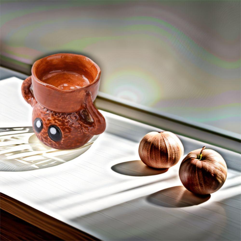 Cartoon Briquette Candle Holder Quirky Candlestick Cute Decoration Candle Stand Home