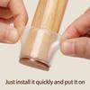 8Pcs Table Chair Leg Protector Cover Silicone Furniture Floor Feet Cup Thick Felt Bottom Protector Feet Cover Reduce Noise