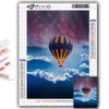 5D Diy Diamond Painting Hot Air Balloon Cross Stitch Full Diamond Embroidery Mosaic