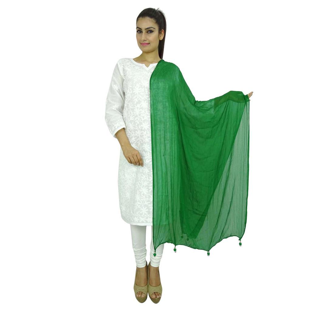 Индийский длинный палантин Dupatta из смеси шифона Chunni Neck Wrap Tassel Throw Throw