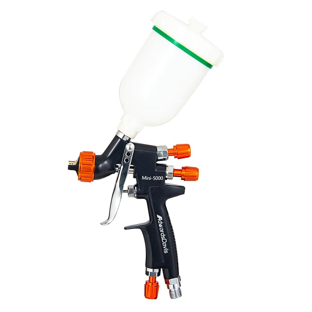 Мини-краскопульт HVLP 5000 0,8/1,0 мм стальное сопло гравитационный краскопульт набор для DIY покраски портативный краскопульт для покраски автомобилей и ремонта мебели