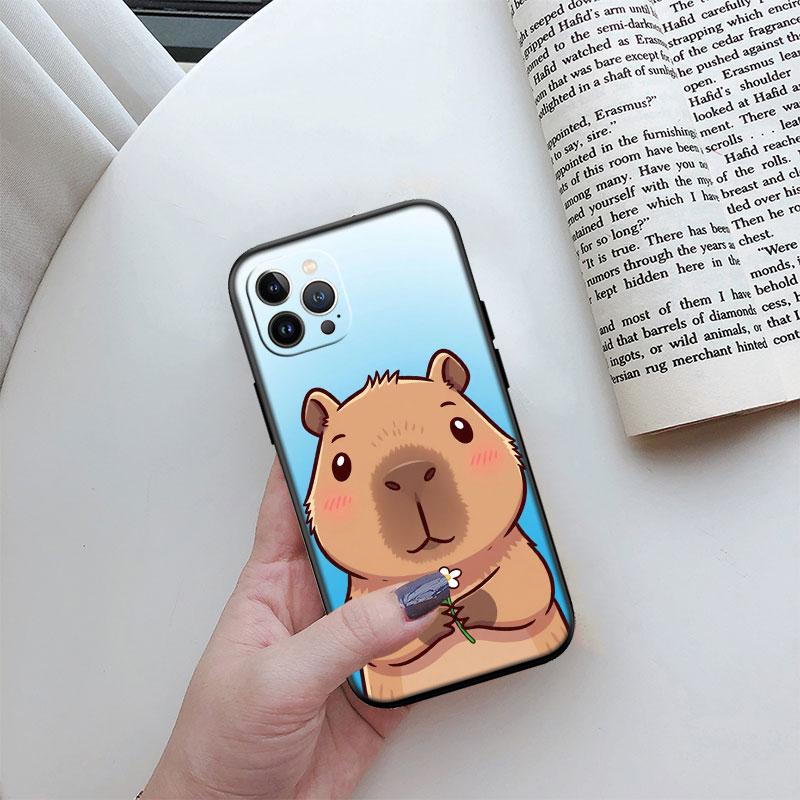 Мультяшная Капибара Новый Высококачественный Чехол для Телефона для Redmi Note 13 14 Pro+ Plus A3 13X 13C 14S 14C