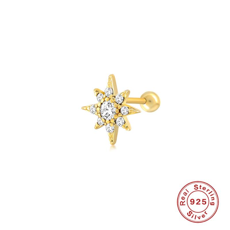 European and American 925 Sterling Silver Piercing Stud Earrings, Earrings, Female Male Devil Nails 2026
