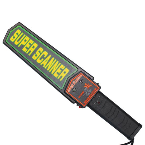 Handheld Precision Metal Detector Sound Vibration Alerts Body Security Scanner