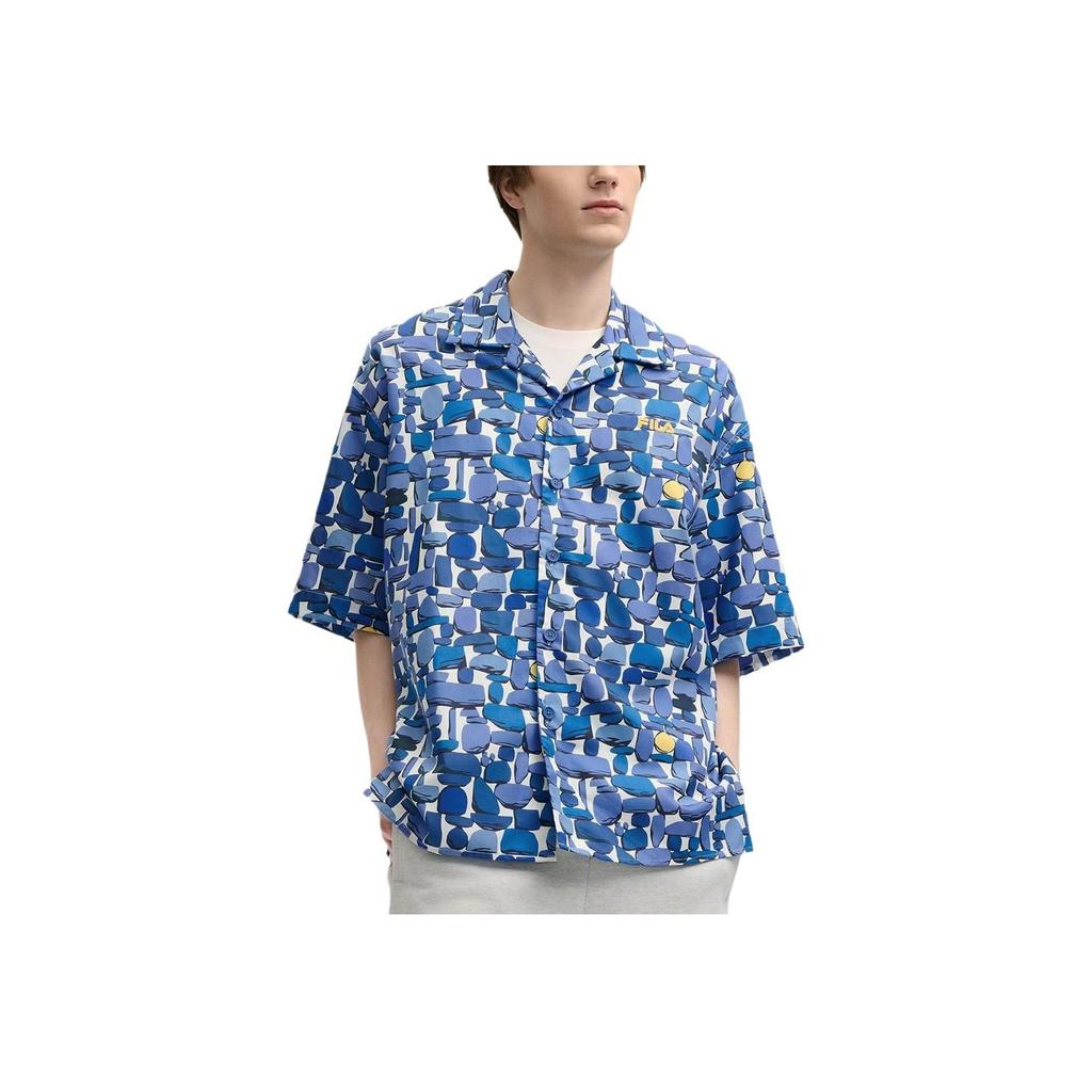 Fila X TIM LAHAN Оригинальная Модная Удобная Рубашка Поло Унисекс Рубашки F51M529403F-ZB