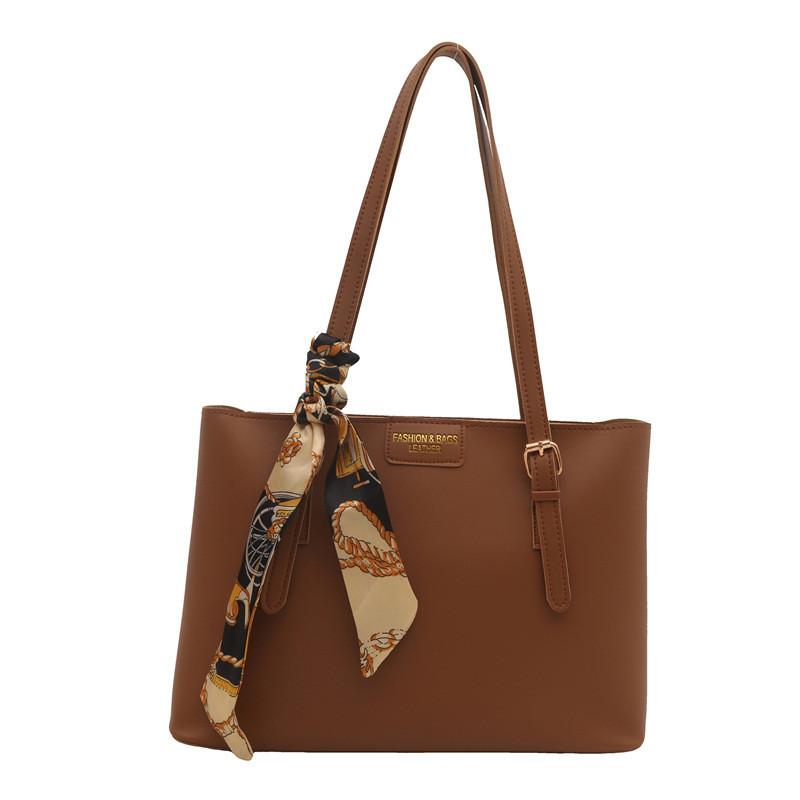 Chic And Elegant Large Capacity Pu Tote Bag For Women Perfect For Daily Commute