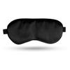 Silk Eye Mask for Sleeping, All Seasons, Light Blocking, Flexible, Breathable, Unisex, Adjustable Length, Washable, No Pressure, Travel-Friendly, Blac