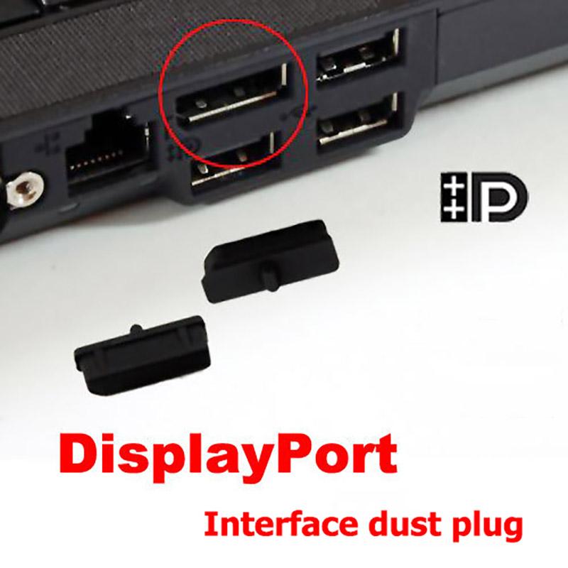 1-20 шт. Заглушка от пыли для интерфейса Display Port, пылезащитный стопор для ноутбука, универсальная заглушка для ноутбука, водонепроницаемая крышка для порта компьютера