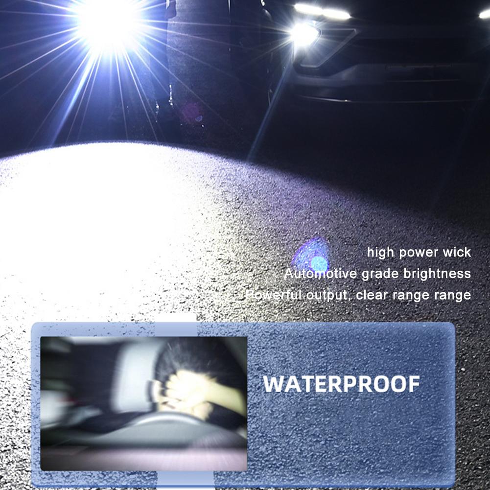 Outdoor Dual Source Strong LED Tungsten Lamp Telescopic Waterproof Torch Bright Work Hook Light Camping Flashlight Zoom Wit N2X3