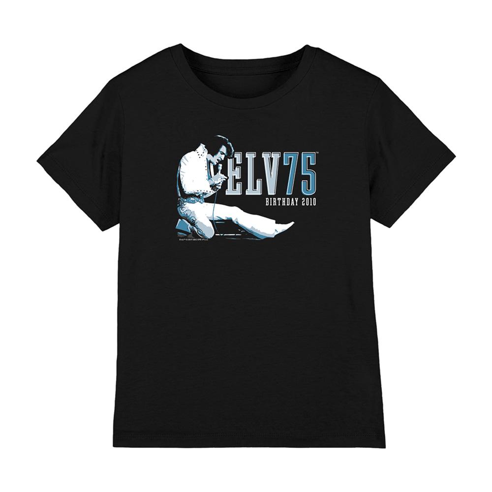 Elvis Presley Childrens/Kids Logo 75th T-Shirt