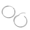 S925 Sterling Silver Thick Large Hoop Earrings for Women, Elegant Design, New Arrival