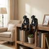 3D Printed Hanging Head Cowboy Statue Western Style Cowboy Figurine Ornament  Study Bookshelf Edge