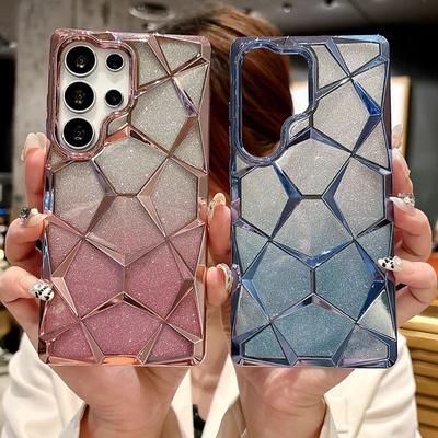 Чехлы для телефона с блестками для Samsung Galaxy S25 Ultra S24 S23 Покрытие Задняя крышка