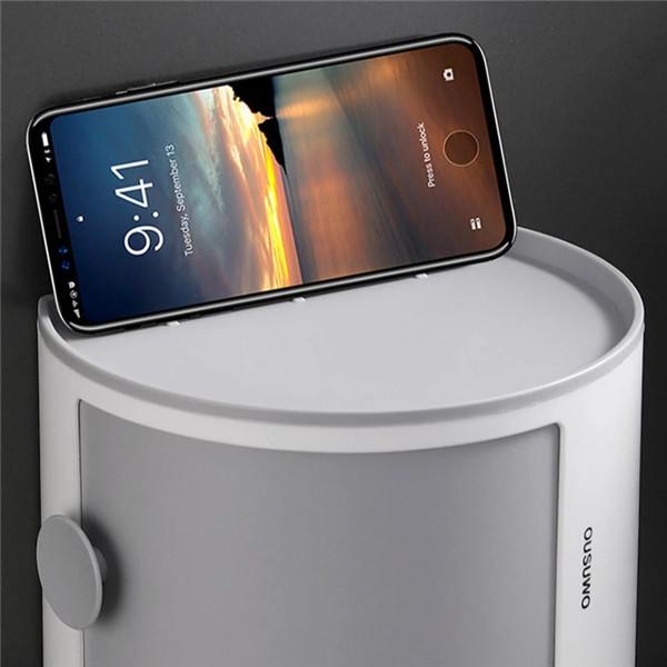 1 шт., держатель для туалетной бумаги для ванной комнаты, коробка для бумажных салфеток, пластиковый диспенсер для унитаза, настенный ящик для хранения рулонной бумаги с бесплатной перфорацией