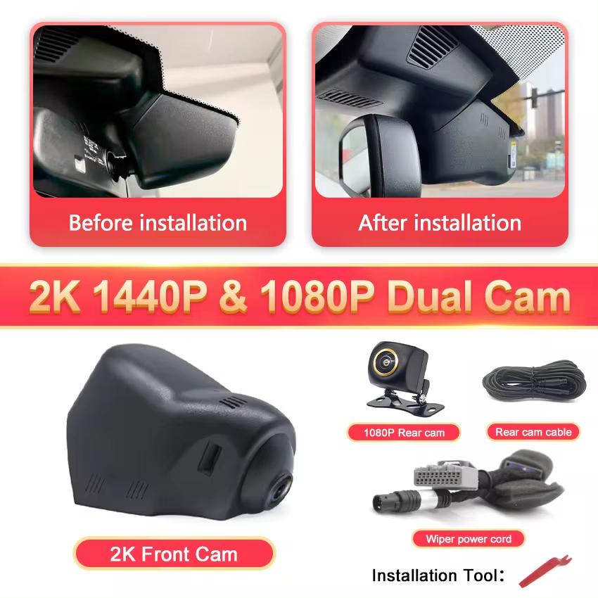 New! 4K Plug and play Car DVR Camera Dash Cam For Land Rover Discovery Sport Range Rover Evoque Jaguar E F PACE XE XF XJ XJL XEL