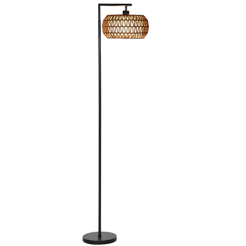 Boho Dimmable Floor Lamp - Black