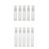 10 Pieces Pump Empty Airless Tubes Cosmetic Travel Bottles