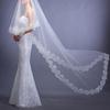 Свадебная фата однослойный кружевной вышитый головной убор длинный стиль платье соответствующий свадебный головной убор фотосессии реквизит