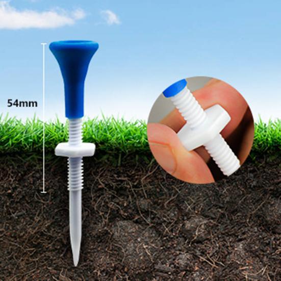 20Pcs Golf Tee Height Adjustable Sharp Tip Plastic Golf Holder Golf Training Aid Driving Range Indoor Outdoor Golf Spike Set