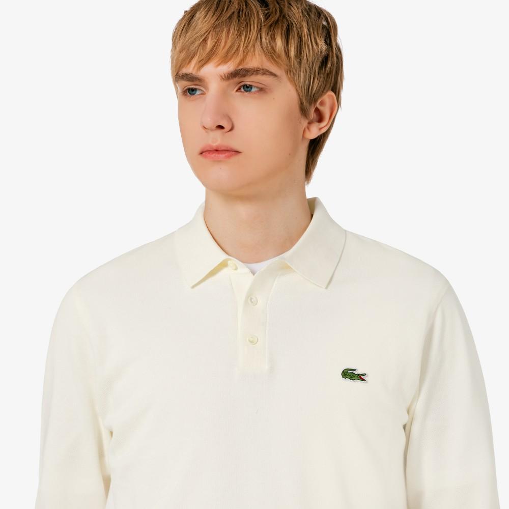[Lacoste] Men's Pique Long Sleeve Polo Sweater AH306E-56GXFJ