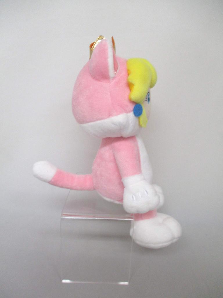 Sanei Boeki Super Mario 3D World Neko Peach (S) W11 X D8 X H22.5cm Stuffed Toy