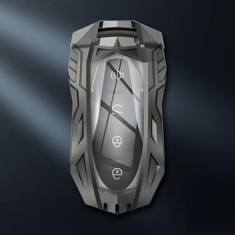 Совместимый чехол для ключа для моделей Geely: Boyue, Borui, Vision X3, Dihao GSGL, Binrui, Binyue - Защитный чехол-коробка