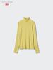 Uniqlo Очень теплая кашемировая смесь HeaTTech в рубчик с воротником-стойкой