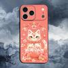 Мультяшный Счастливый Кот Чехол Для iPhone 13,12,15,14,11,16,17,Plus,Pro Max,XS,X,XR,SE,Mini,8,7,Мягкий Силикон Черный
