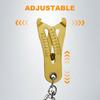 1 Pc/2 Pcs Portable Thread Size Checker Keychain Pendant Metal Bolt And Nut Thread Checker Dual Scale Inch Metric Thread Size Identifier for