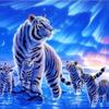 Полный квадратный круглый алмаз картина Тигр 5D Алмазная вышивка животное вышивка крестом горный хрусталь мозаика украшение дома