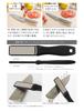 Stainless Steel Knife Set Petty with Diamond Sharpener 3 Pieces Made in Japan MAC+a (Santoku & Knife) - -
