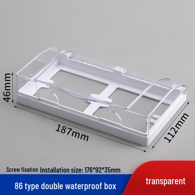 Outdoor Recessed Weatherproof Socket Cover with Screw Installation