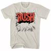 Футболка с логотипом Rush Starburst Мужская Классическая Концертная Белая Все Размеры S-5XL PP1950 Унисекс Футболка
