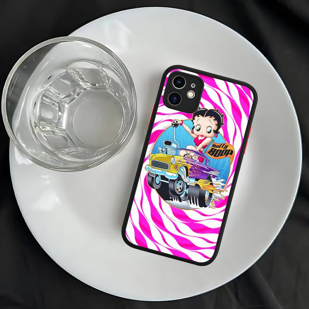 Sexy B-BettyeS-S For iPhone 11 12 13 14 15 16 Pro Max Plus Matte Translucent Phone Cover