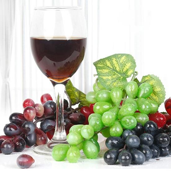 Искусственный виноград, реалистичное широкое применение, мягкая имитация растения, искусственные фрукты, опора для домашнего декора